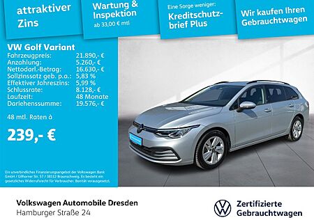 VW Golf Volkswagen VIII Variant Life 1.0 TSI LED NAVI KAMERA