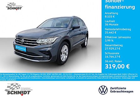VW Tiguan Volkswagen 2.0 TDI Elegance 4M DSG SPORT MATRIX AHK