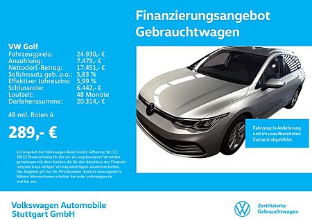 VW Golf Volkswagen 8 Variant Life 1.5 TSI Navi Tempomat