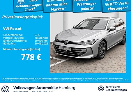 VW Passat Variant Volkswagen Passat 2.0 TDI SCR Elegance DSG AHK Pano Head-Up
