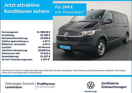 VW T6 Caravelle Volkswagen T6.1 Caravelle lang DSG 9-SITZER AHK ACC CARPLAY