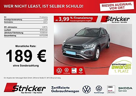 VW T-Roc Volkswagen Life 1.0TSI 189,-ohne Anzahlung Navi App-C