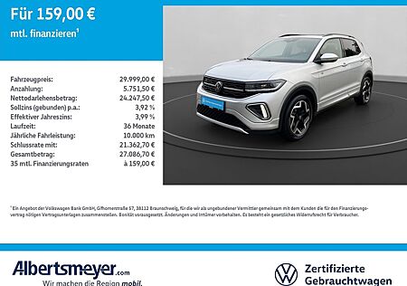VW T-Cross Volkswagen 1.0 TSI R-Line +DSG+MATRIX+AHK+NAVI
