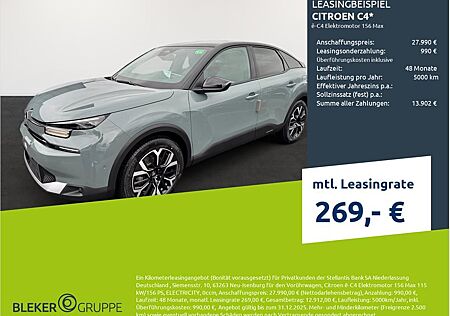Citroën C4 ë- Elektromotor 156 Max
