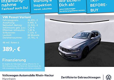 VW Passat Variant Volkswagen 1.5 TSI Business DSG Navi Kamera