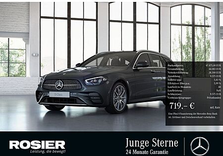 Mercedes-Benz E 400 d 4M T AMG Sport AHK Distr LED Pano HUD Na
