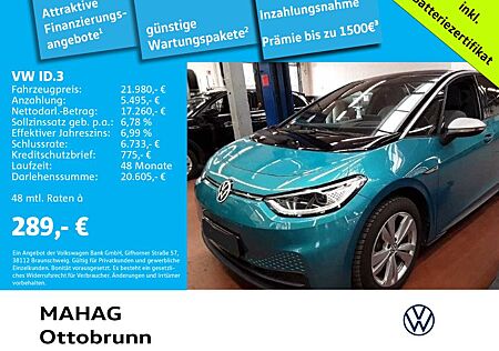 VW ID.3 Volkswagen Pro Performance 1st Max LED-Matrix Navi Wär