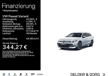 VW Passat Variant Volkswagen Elegance 1.5 TSI Pano*AHK*HuD