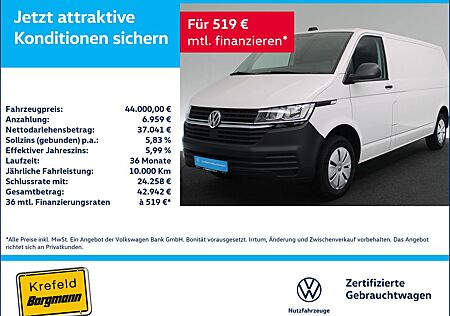 VW T6 Transporter Volkswagen T6.1 Kasten 2.0 TDI lang NAVI SHZ PDC KLIMA