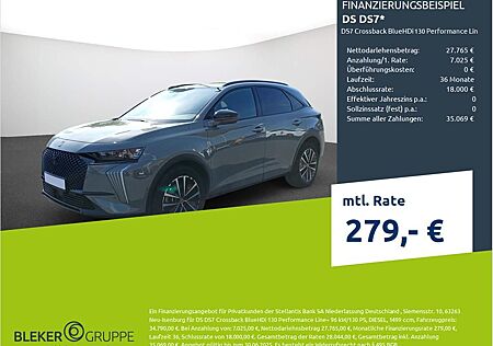 DS Automobiles DS7 Crossback BlueHDi 130 Performance Line+