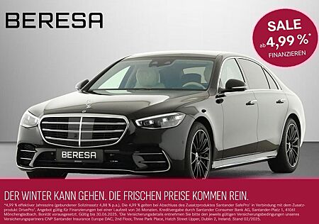 Mercedes-Benz S 580 4M Lang AMG Standhz Pano Leder beige HUD