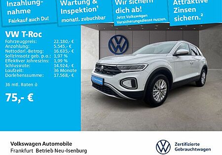 VW T-Roc Volkswagen 1.0 TSI Life Navi LED DAB+ FrontAssist