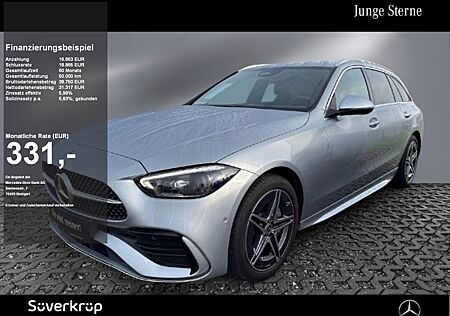 Mercedes-Benz C 300 de T 4M // AMG PREMIUM SPUR AHK DISTR 360