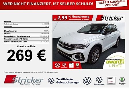 VW T-Roc Volkswagen R-Line 1.5TSI DSG 269,-ohne Anzahlung Navi