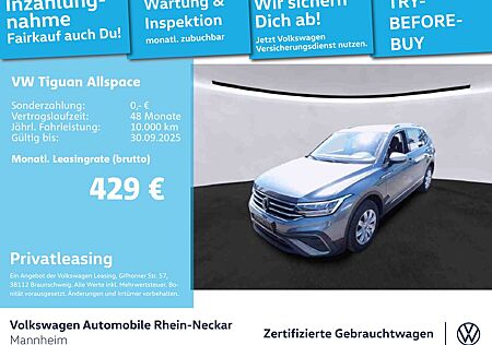 VW Tiguan Allspace Volkswagen 2.0 TDI Life 4Motion DSG AHK Nav
