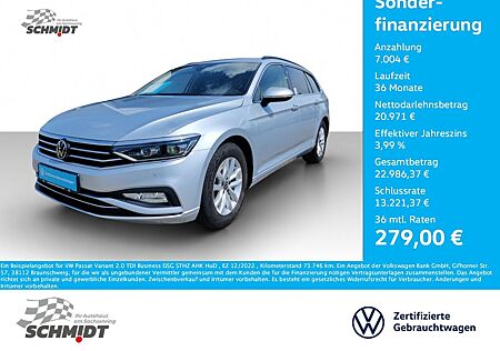 VW Passat Variant Volkswagen 2.0 TDI Business DSG STHZ AHK HuD