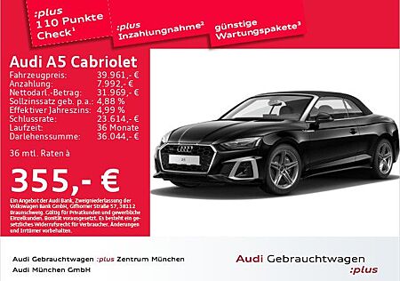 Audi A5 Cabriolet 45 TFSI qu. S tronic 2x S line Virt