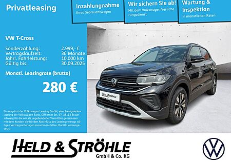 VW T-Cross Volkswagen GOAL 1.0 TSI ACC AHK ALU LED PDC SHZ RFK