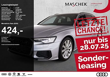 Audi A6 Avant S line 50 TDI Black AHK Pano Matrix Mem