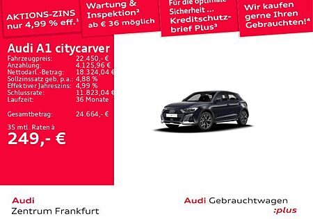 Audi A1 citycarver 30 TFSI S tronic LED Navi DAB VD P