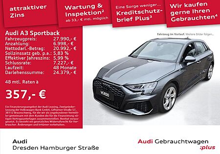 Audi A3 Sportback 35 TFSI S line Navi
