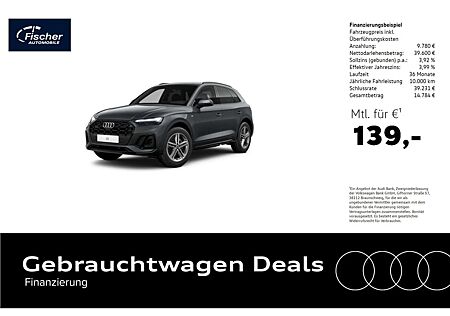 Audi Q5 45 TFSI quattro S line AHK/360/Matrix/19''/AC