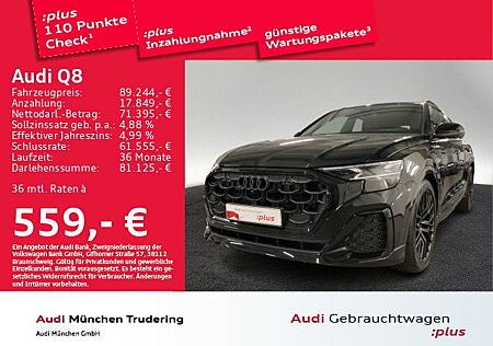 Audi Q8 50 TDI qu. S line AHK Pano B&O Matrix Assiste