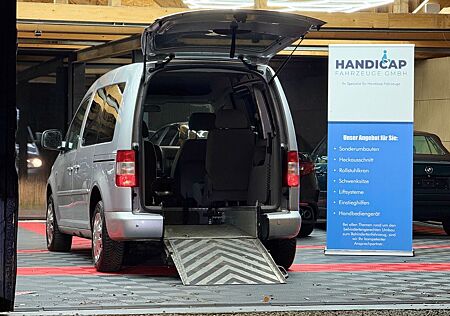 VW Caddy Volkswagen DSG Behindertengerecht-Rampe Elek.Seilwind