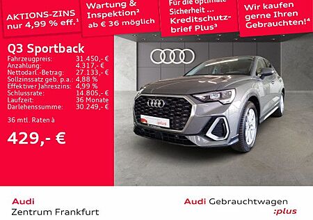 Audi Q3 Sportback 45 TFSI e S tronic S line LED VC DA