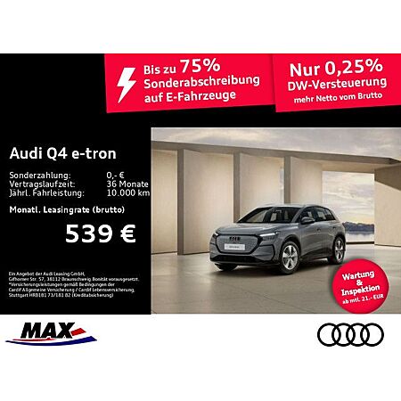 Audi Q4 e-tron leasen