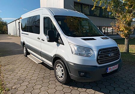 Ford Transit -Hoch-Lang-9 Sitze-Klima-Rollstuhlrampe