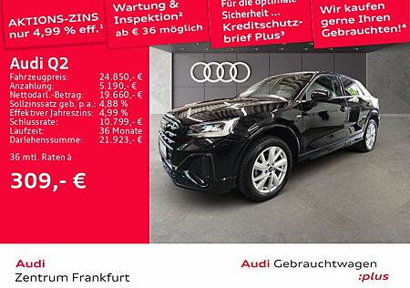 Audi Q2 35 TFSI S tronic S line LED VC Tempomat