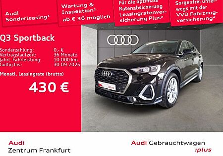 Audi Q3 Sportback 35 TFSI S tronic S line LED PDC Tem