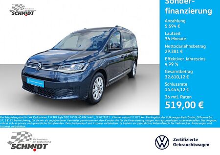 VW Caddy Volkswagen Maxi 2.0 TDI Style DSG 18" PANO RFK NAVI