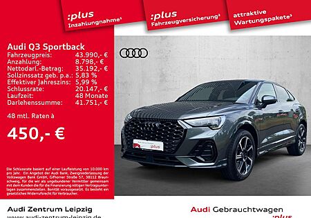 Audi Q3 Sportback 45 TFSI q. S line S-tro. *Navi+*RFK
