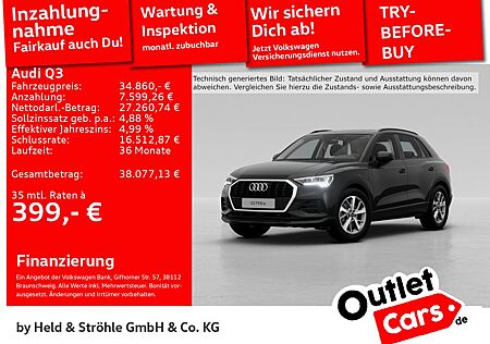 Audi Q3 45 TFSI e AHK PANO NAV+ MATRIX R-KAM VIRTUAL