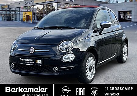 Fiat 500C Hybrid *rotes Verdeck / Navi / Sensoren*