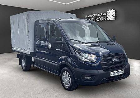 Ford Transit 350 L2 Doka Trend 7-Sitze+Klima+Plane