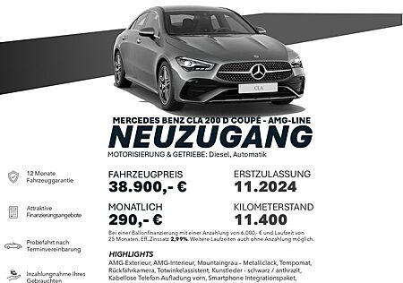 Mercedes-Benz CLA 200 CLA200D/AMG-LINE/MBUX+/TEMPO/AUTOMATIK