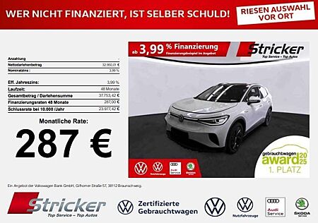 VW ID.4 Volkswagen Pro Performance 150/77 287,-ohne Anzahlung