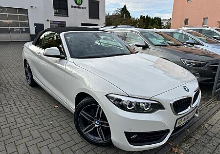 BMW 218i Cabrio Sport Line*PDC*LED*NAVI*DAB*AHK
