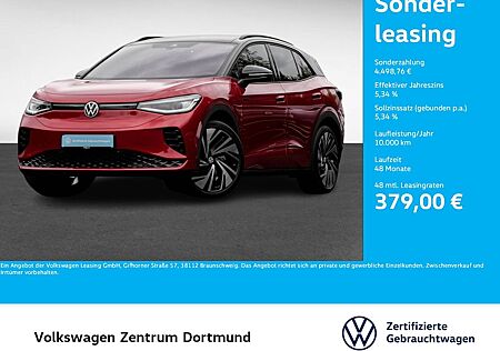 VW ID.4 Volkswagen GTX 4X4 WÄRMEPUMPE PANO AHK 360CAM ACC LM21