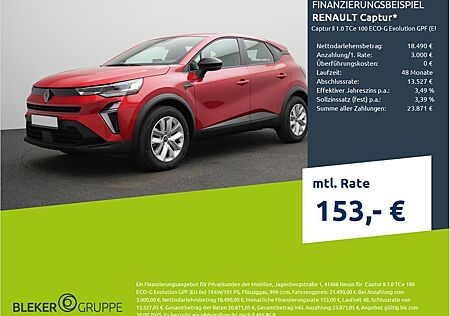 Renault Captur II 1.0 TCe 100 ECO-G Evolution GPF (EU 6