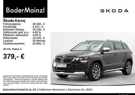 Skoda Karoq 2.0 TDI DSG 4x4 Scout AHK Navi Kamera SHZ