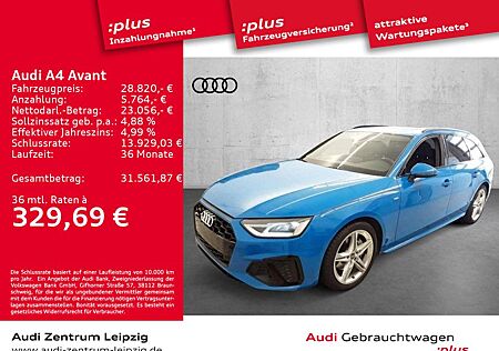 Audi A4 Avant 40 TFSI S line S-tro. *Pano*Business*