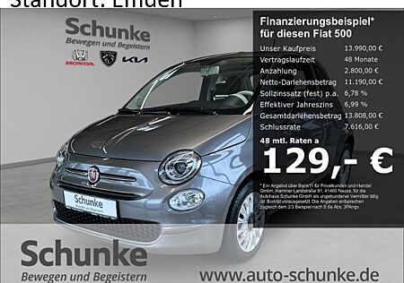 Fiat 500 Basis Apple CarPlay Android Auto DAB Temp PD