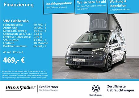 VW T6 California Volkswagen T7 California Beach 2.0 TDI DSG AHK 18" STHZ IQ