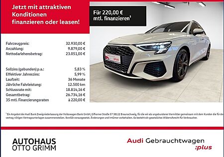 Audi A3 Sportback 35 TFSI S line KLIMA LED NAVI ALU