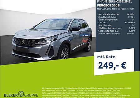 Peugeot 3008 1.5 BlueHDi 130 Allure Pack Automatik