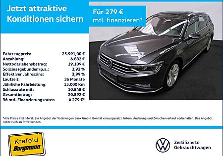 VW Passat Variant gebraucht kaufen VW Passat Variant Volkswagen 2.0 TDI Elegance AHK MATRIX-LED